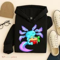 Kawaii Axolotl Ramen Cute Miracle Amphibian Hoodie thumb 4