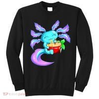 Kawaii Axolotl Ramen Cute Miracle Amphibian Sweatshirt thumb 0