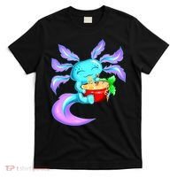 Kawaii Axolotl Ramen Cute Miracle Amphibian T-Shirt thumb 0