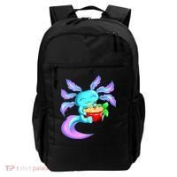 Kawaii Axolotl Ramen Cute Miracle Amphibian Backpack thumb 0