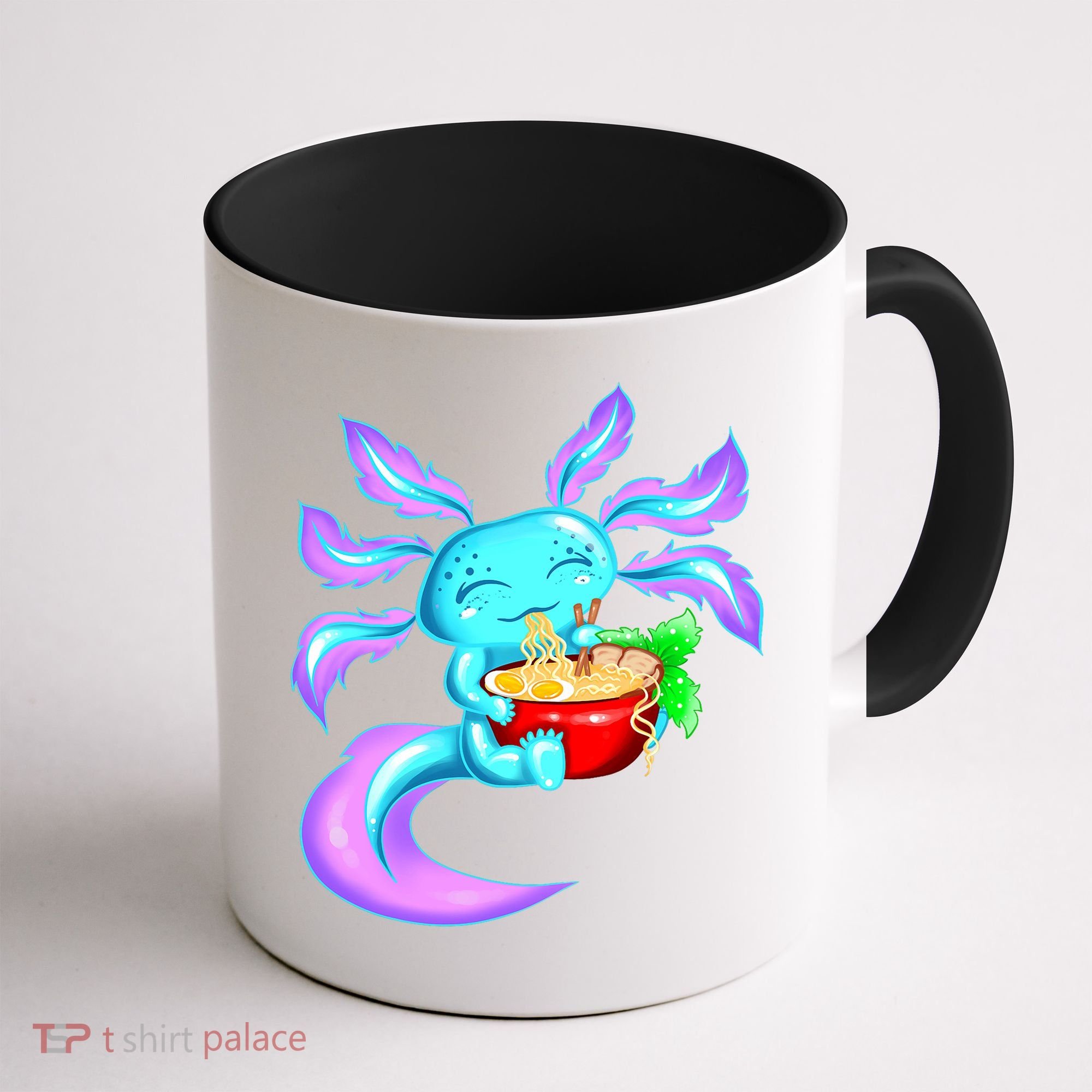 Kawaii Axolotl Ramen Cute Miracle Amphibian Coffee Mug