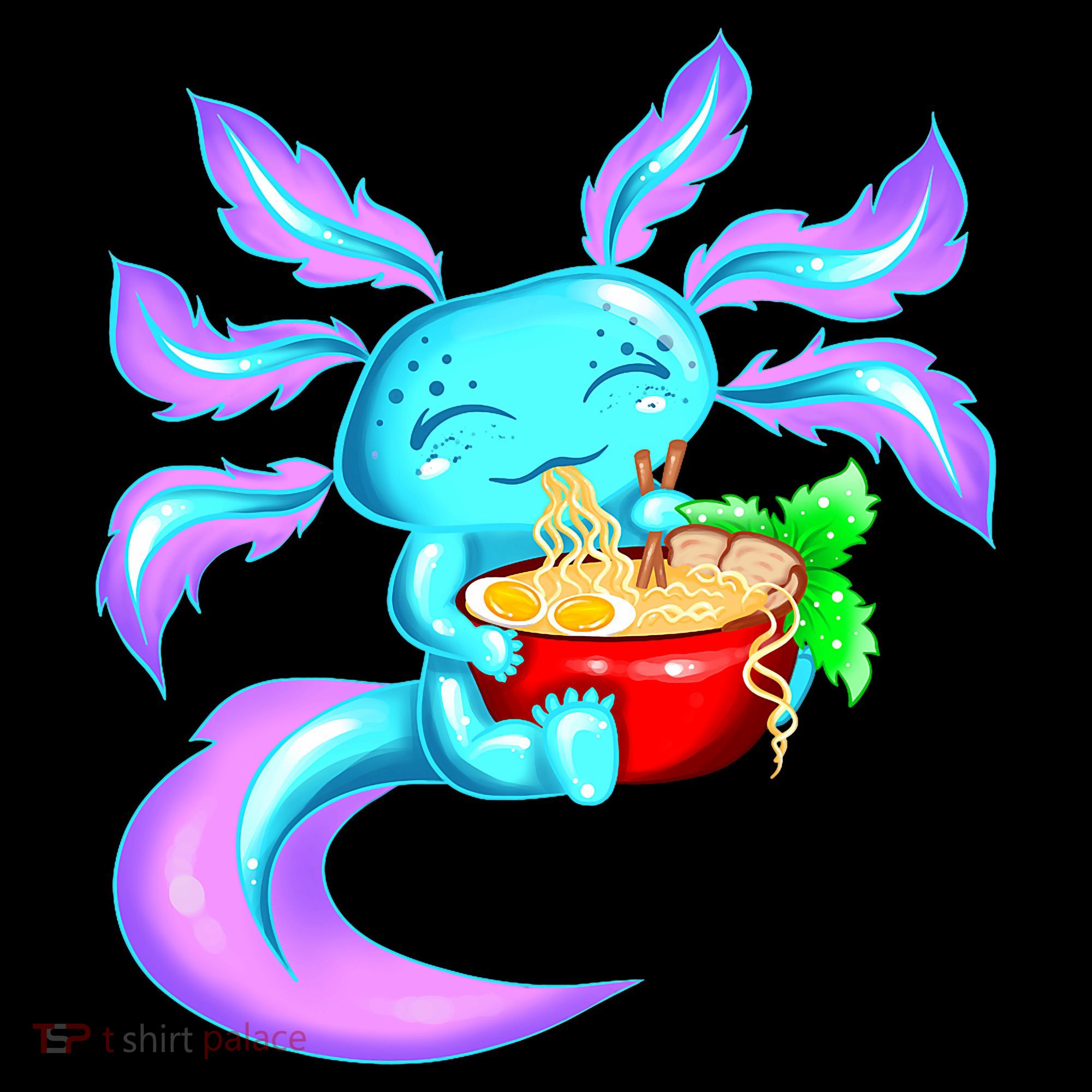 Kawaii Axolotl Ramen Cute Miracle Amphibian Coffee Mug