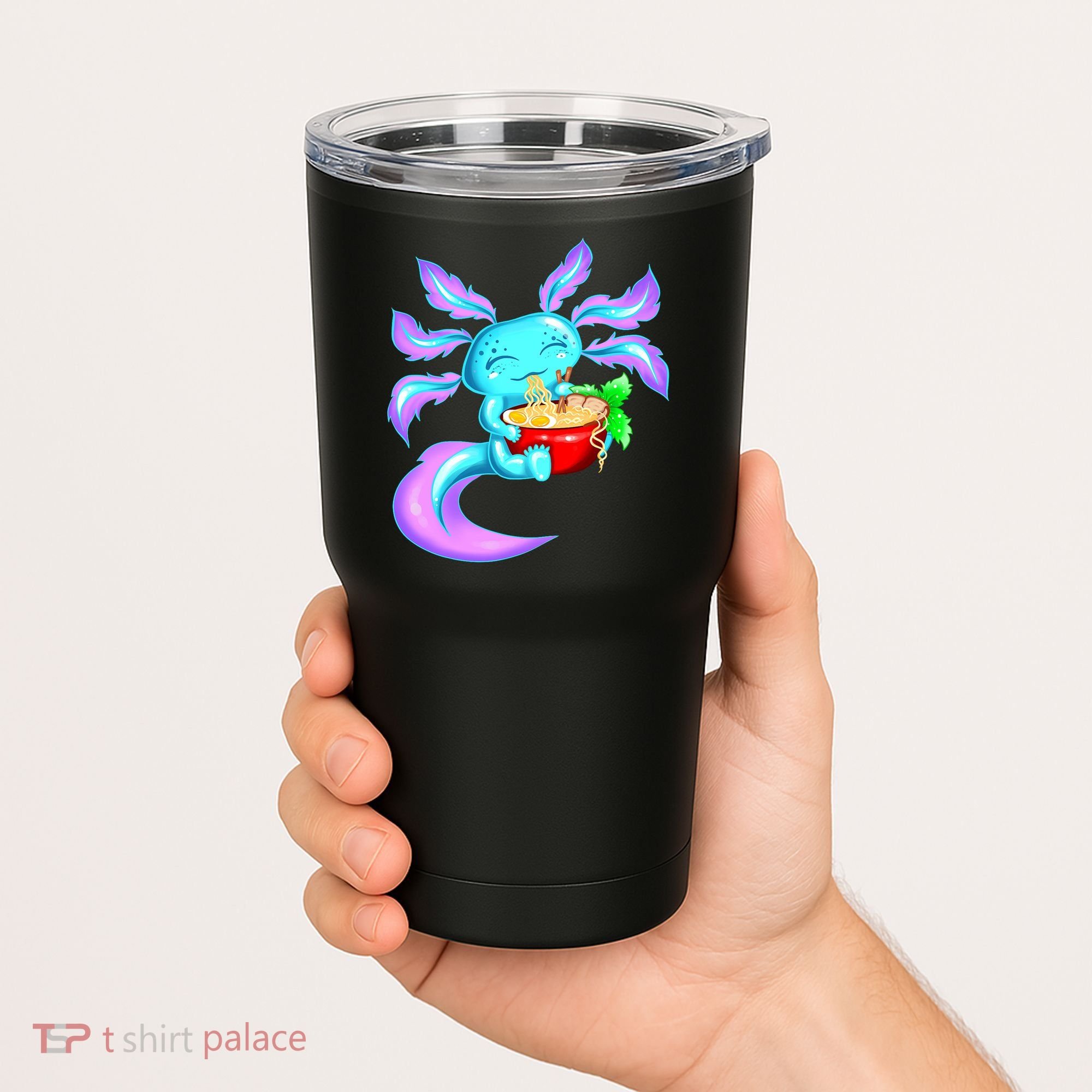 Kawaii Axolotl Ramen Cute Miracle Amphibian Tumbler