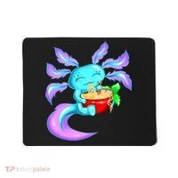 Kawaii Axolotl Ramen Cute Miracle Amphibian Mousepad thumb 0