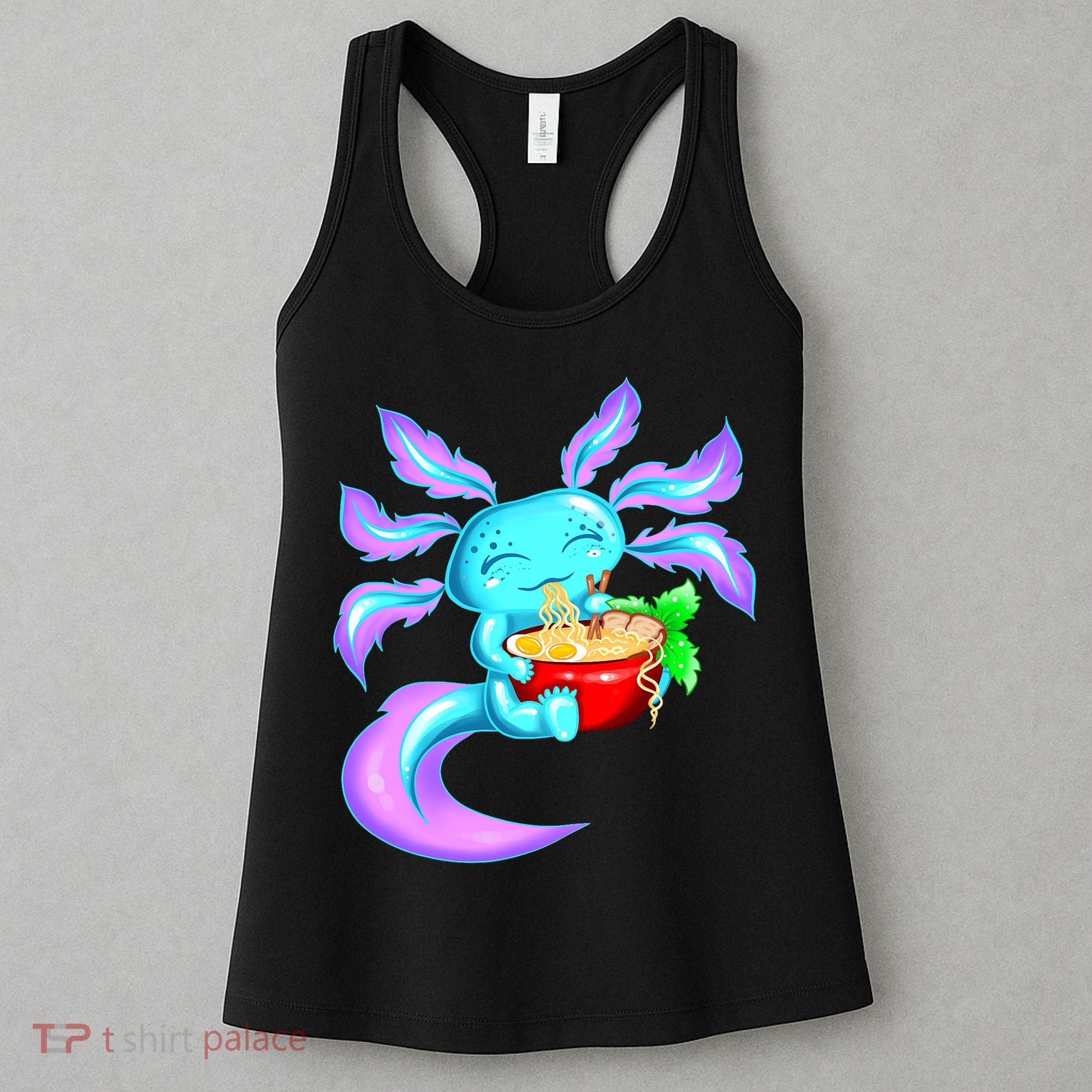 Kawaii Axolotl Ramen Cute Miracle Amphibian Women's Tank Top