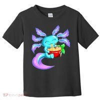 Kawaii Axolotl Ramen Cute Miracle Amphibian Toddler T-Shirt thumb 0