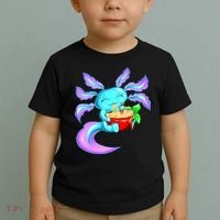 Kawaii Axolotl Ramen Cute Miracle Amphibian Toddler T-Shirt thumb 2