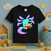 Kawaii Axolotl Ramen Cute Miracle Amphibian Toddler T-Shirt thumb 3