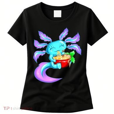 Kawaii Axolotl Ramen Cute Miracle Amphibian Women's T-Shirt