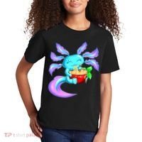Kawaii Axolotl Ramen Cute Miracle Amphibian Kids T-Shirt thumb 2