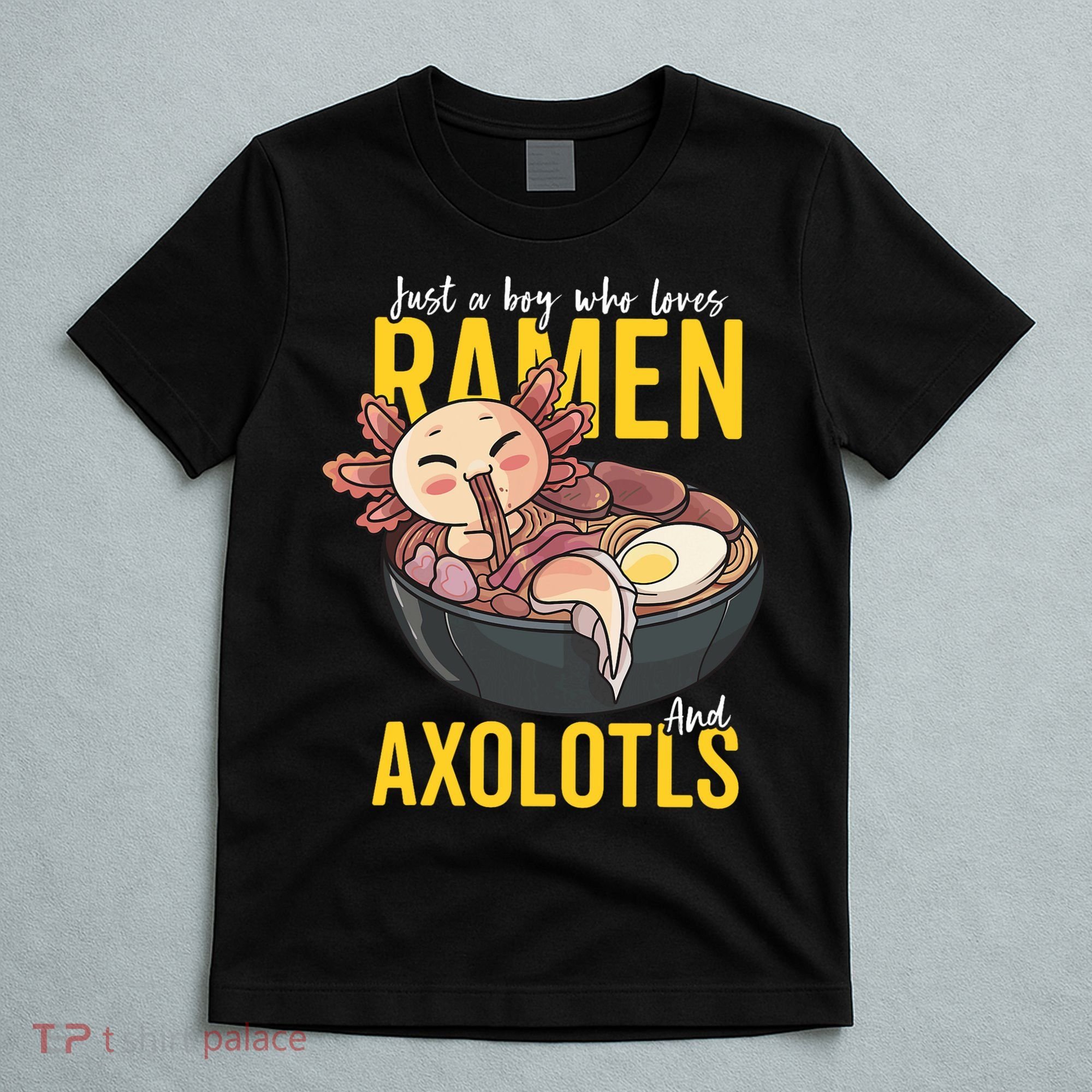 Kawaii Axolotl Ramen Noodle Anime Kawaii Axolotl T-Shirt