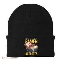 Kawaii Axolotl Ramen Noodle Anime Kawaii Axolotl Beanie thumb 0