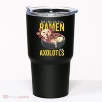 Kawaii Axolotl Ramen Noodle Anime Kawaii Axolotl Tumbler thumb 0