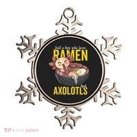 Kawaii Axolotl Ramen Noodle Anime Kawaii Axolotl Ornament thumb 0