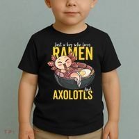 Kawaii Axolotl Ramen Noodle Anime Kawaii Axolotl Toddler T-Shirt thumb 2