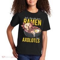 Kawaii Axolotl Ramen Noodle Anime Kawaii Axolotl Kids T-Shirt thumb 2