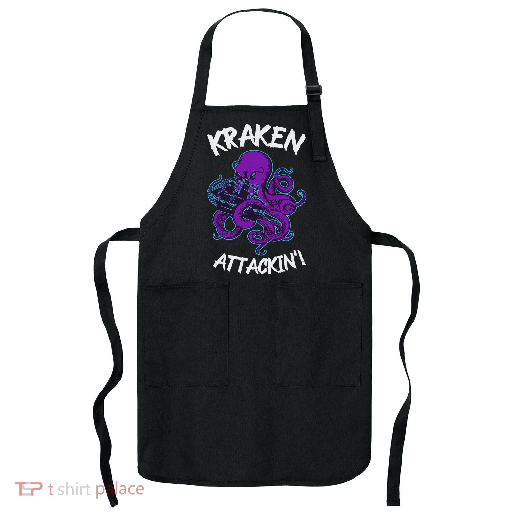 Kraken Attacking Release The Kraken Gifts For Apron