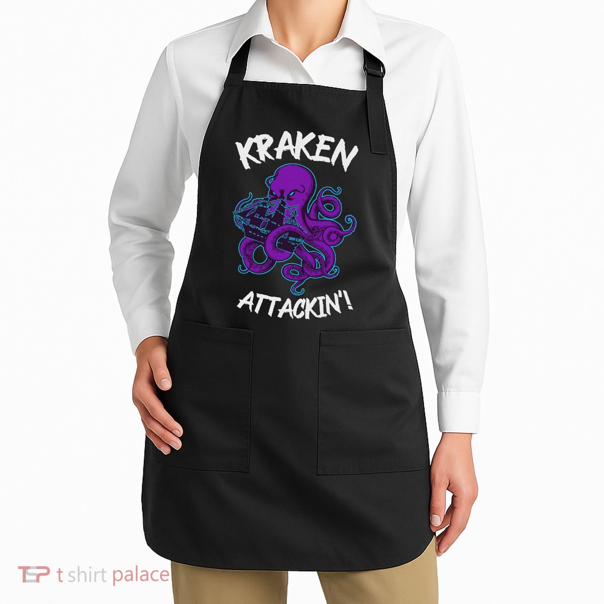 Kraken Attacking Release The Kraken Gifts For Apron