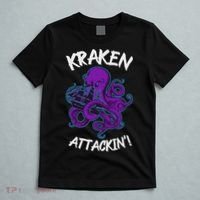 Kraken Attacking Release The Kraken Gifts For T-Shirt thumb 5
