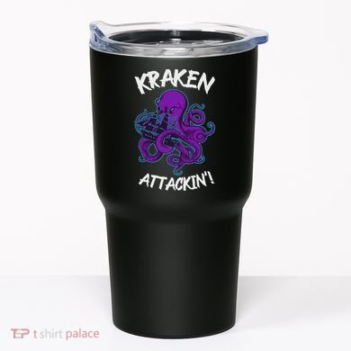 Kraken Attacking Release The Kraken Gifts For Tumbler