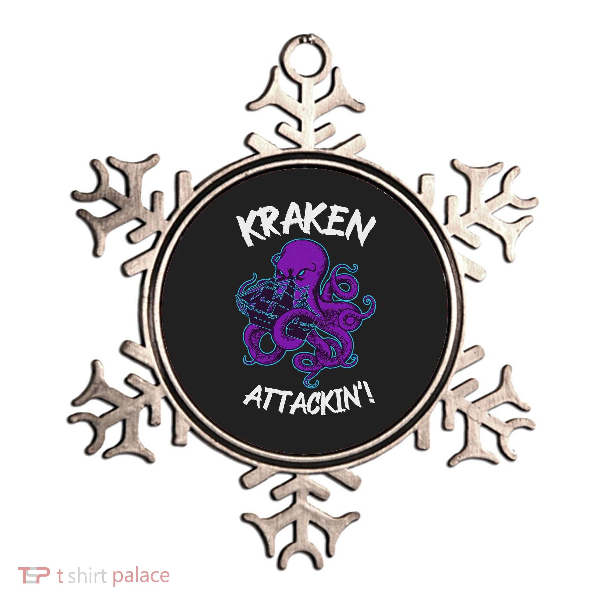 Kraken Attacking Release The Kraken Gifts For Ornament