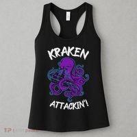 Kraken Attacking Release The Kraken Gifts For Women's Tank Top thumb 3