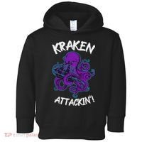 Kraken Attacking Release The Kraken Gifts For Toddler Hoodie thumb 0