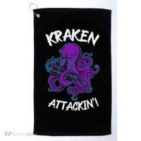 Kraken Attacking Release The Kraken Gifts For Golf Towel thumb 0
