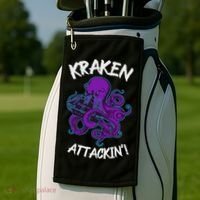 Kraken Attacking Release The Kraken Gifts For Golf Towel thumb 2