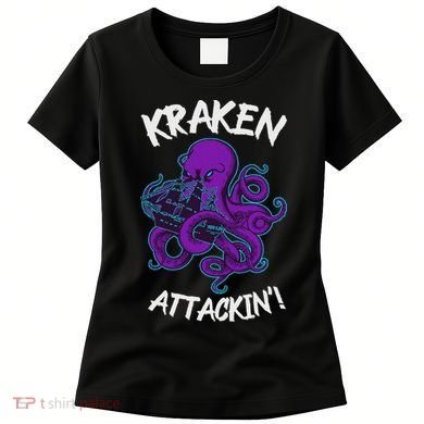 Kraken Attacking Release The Kraken Gifts For Women's T-Shirt