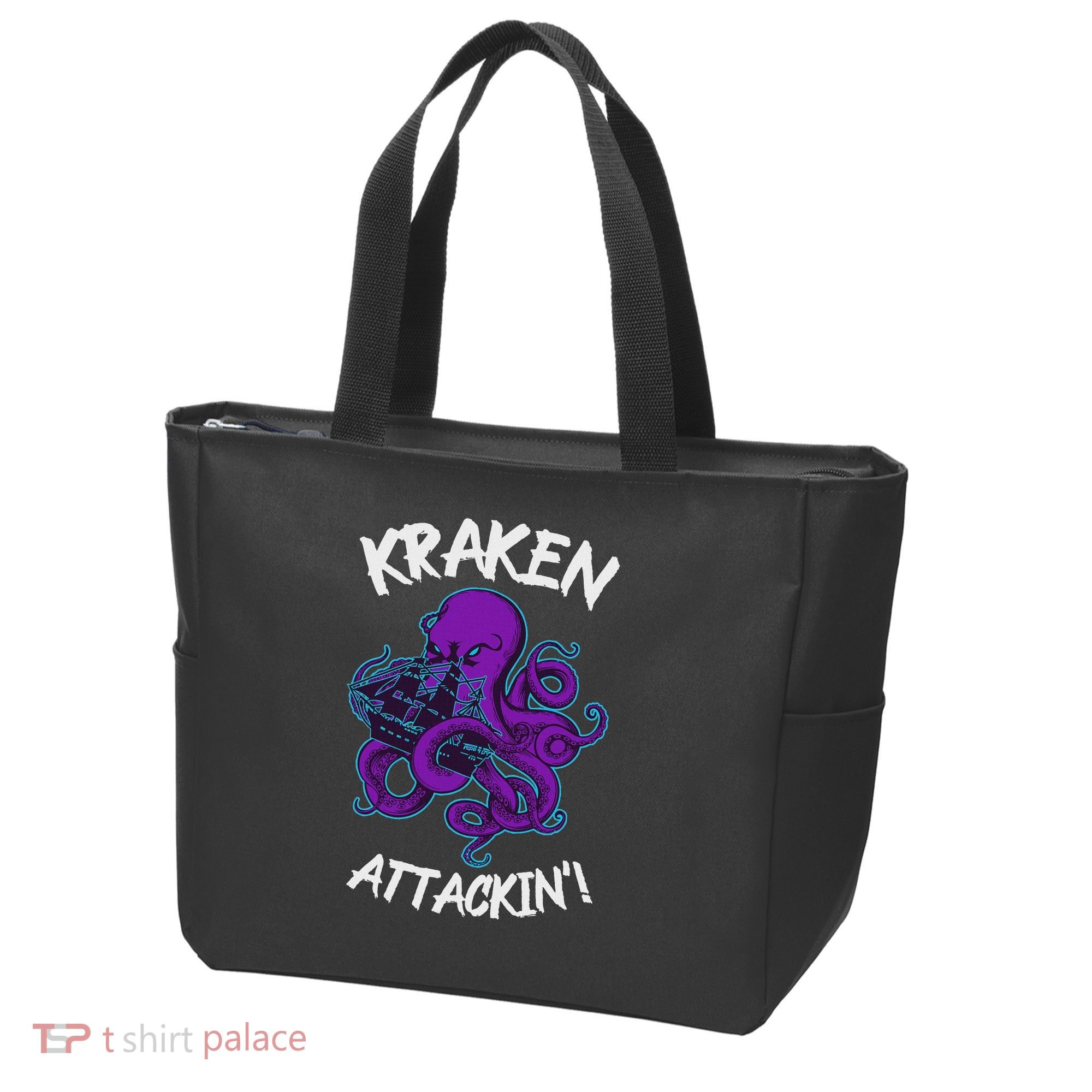 Kraken Attacking Release The Kraken Gifts For Tote Bag