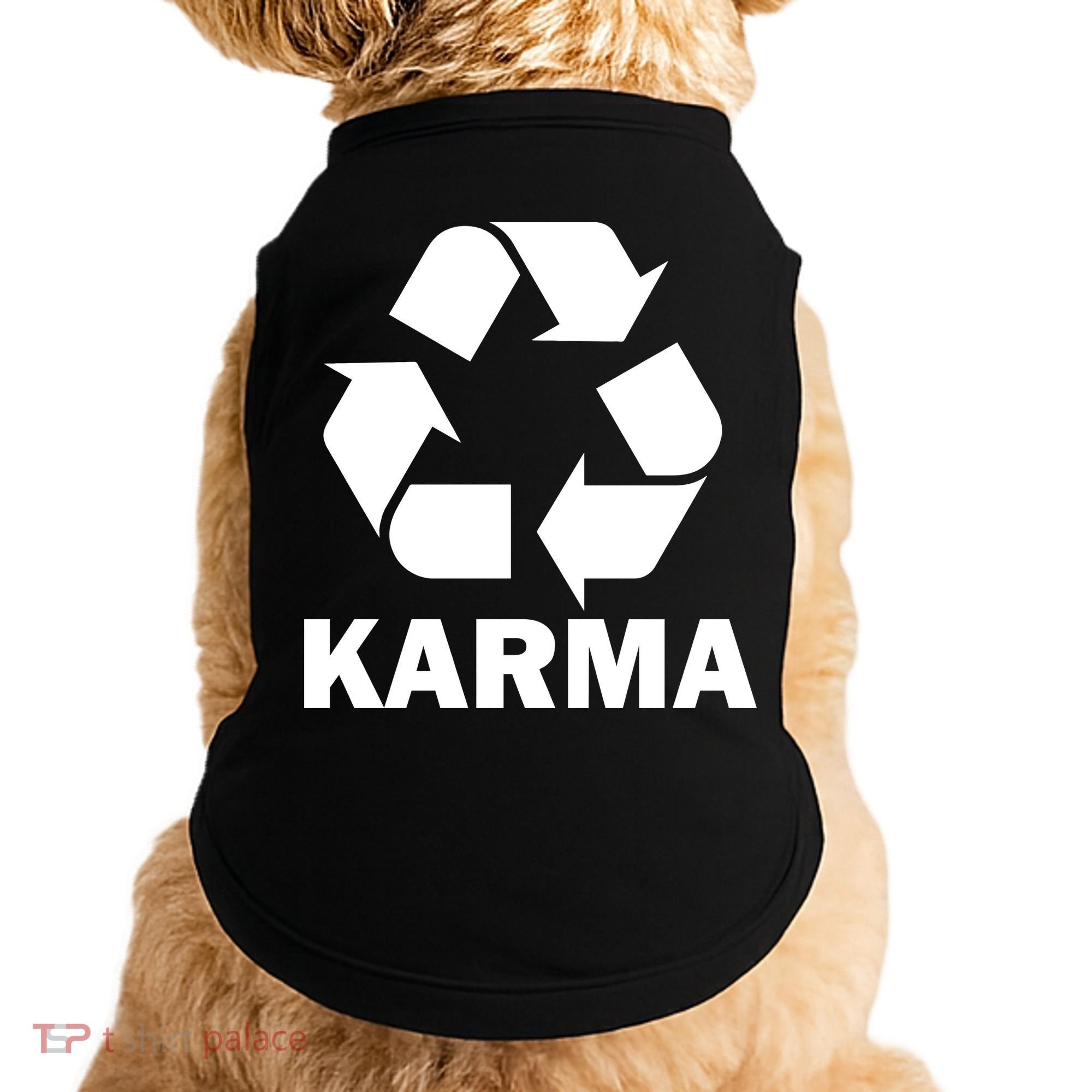Karma Recycling Logo Doggie Tank