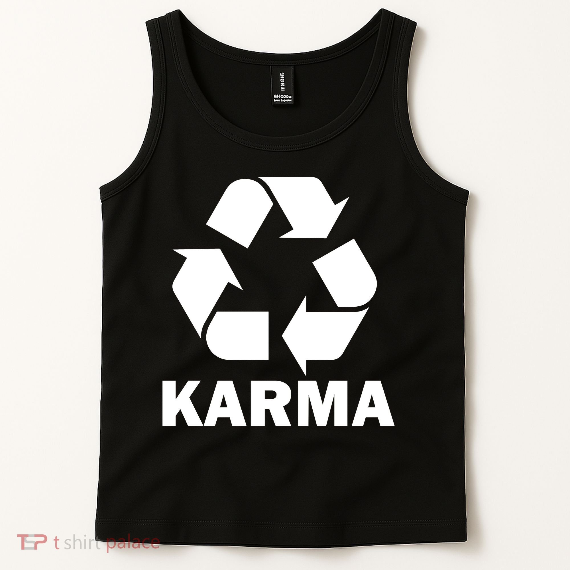 Karma Recycling Logo Tank Top