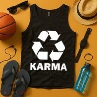 Karma Recycling Logo Tank Top thumb 4