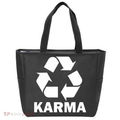 Karma Recycling Logo Tote Bag