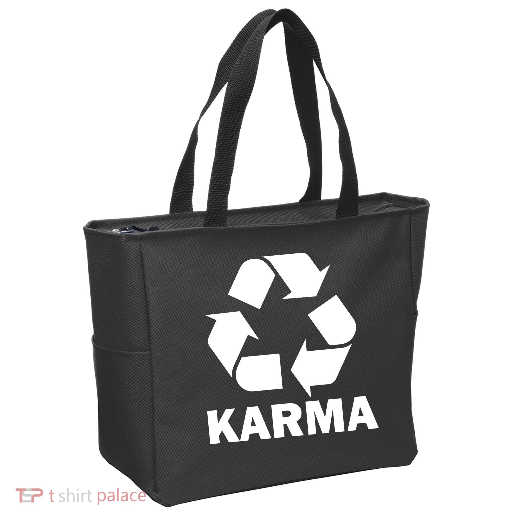 Karma Recycling Logo Tote Bag
