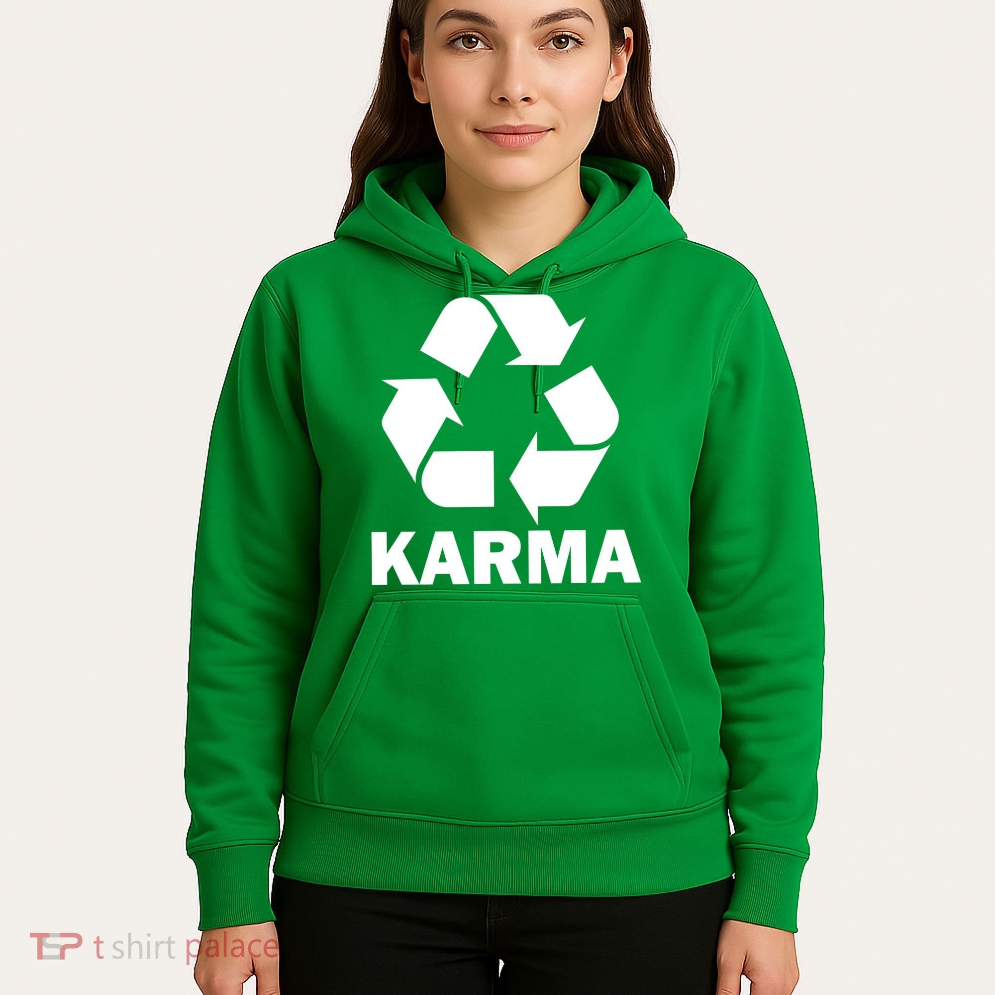 Karma Recycling Logo Hoodie