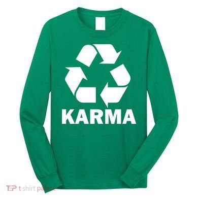 Karma Recycling Logo Long Sleeve Shirt