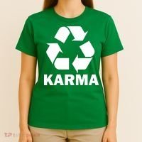 Karma Recycling Logo T-Shirt thumb 4