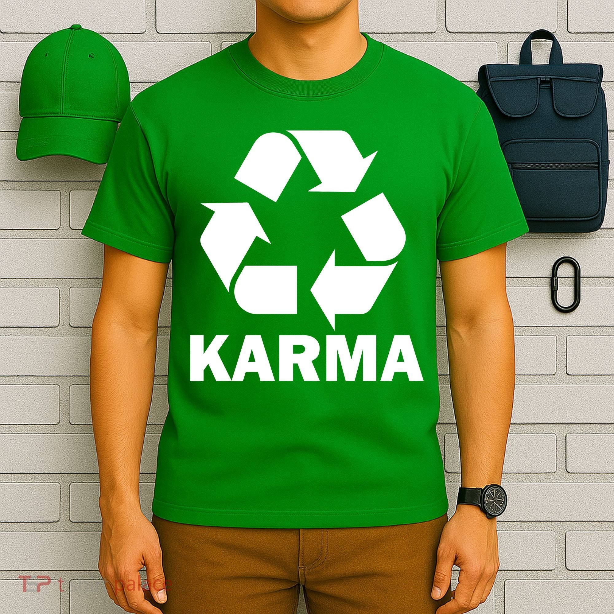 Karma Recycling Logo T-Shirt