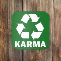 Karma Recycling Logo Coaster thumb 0