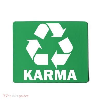Karma Recycling Logo Mousepad