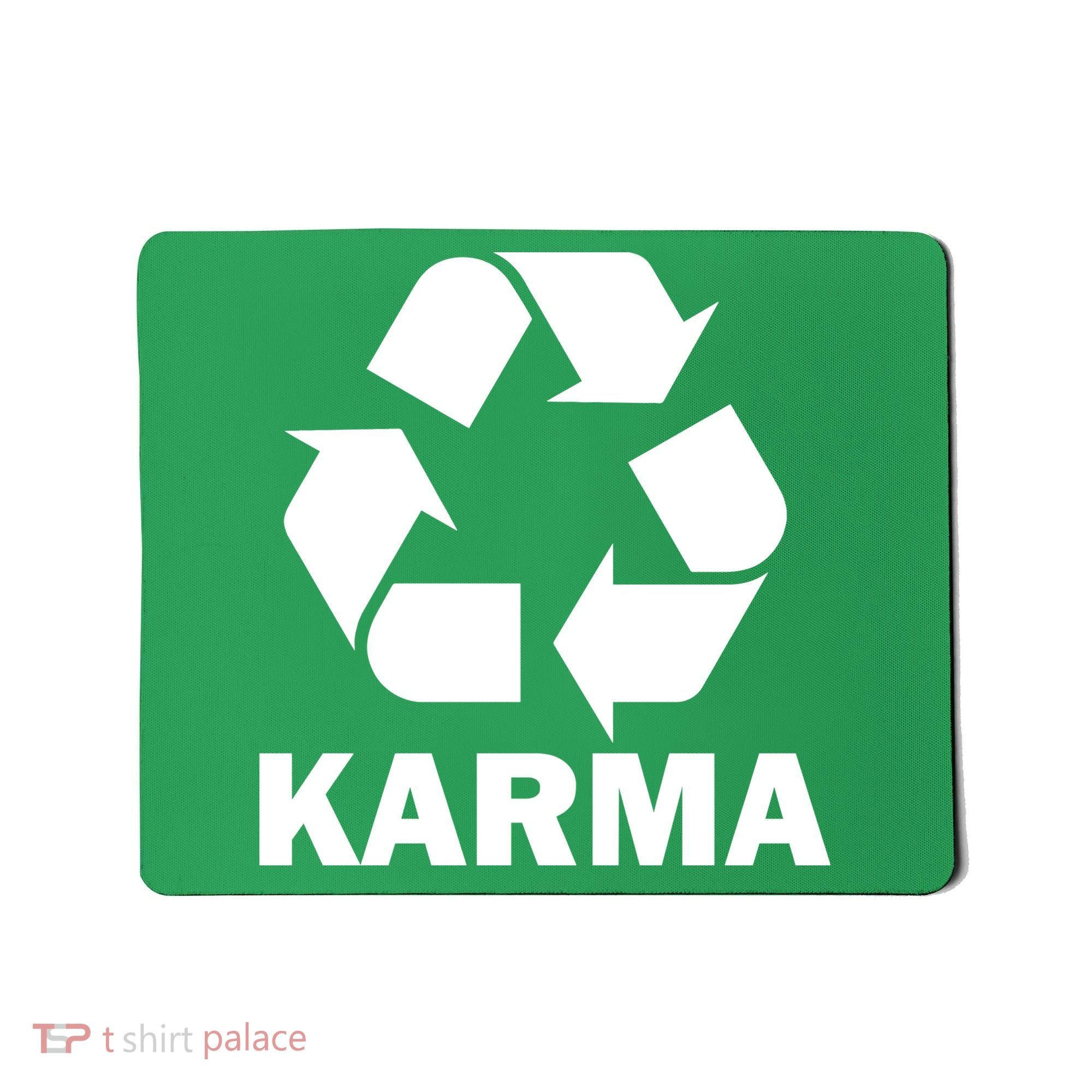 Karma Recycling Logo Mousepad