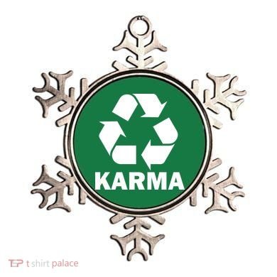 Karma Recycling Logo Ornament