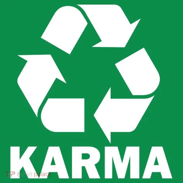 Karma Recycling Logo Women's Long Sleeve Shirt