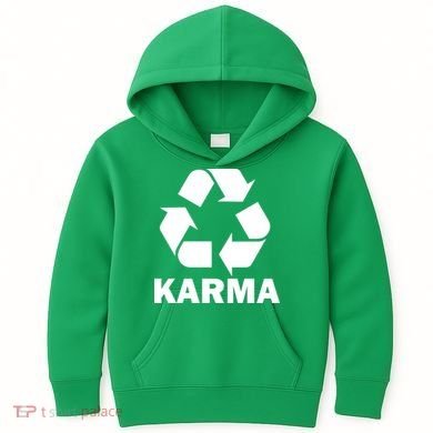 Karma Recycling Logo Kids Hoodie
