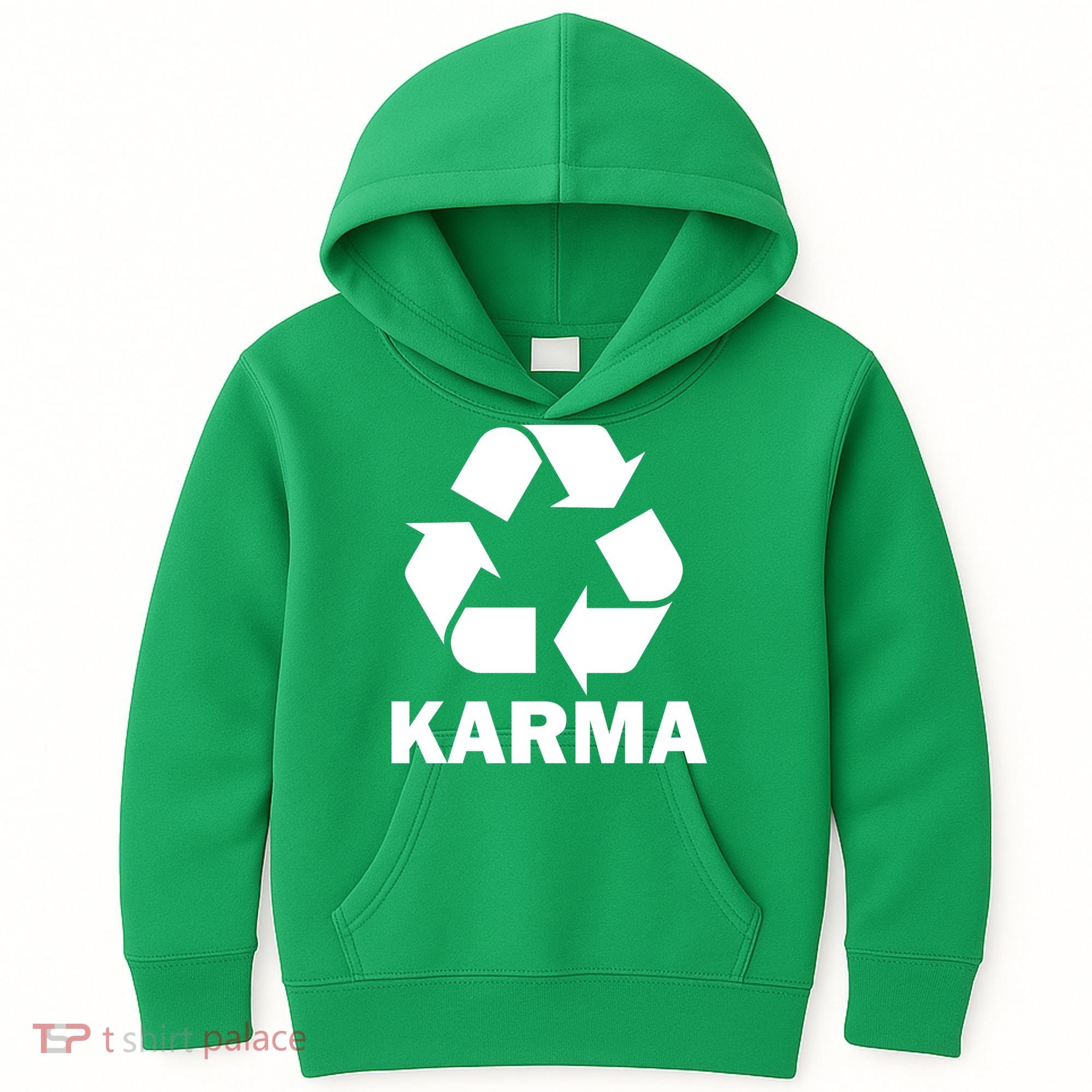 Karma Recycling Logo Kids Hoodie