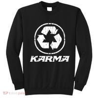 KARMA Yoga Meditation Peace Aum Recycle Sweatshirt thumb 0