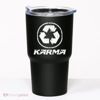 KARMA Yoga Meditation Peace Aum Recycle Tumbler thumb 0