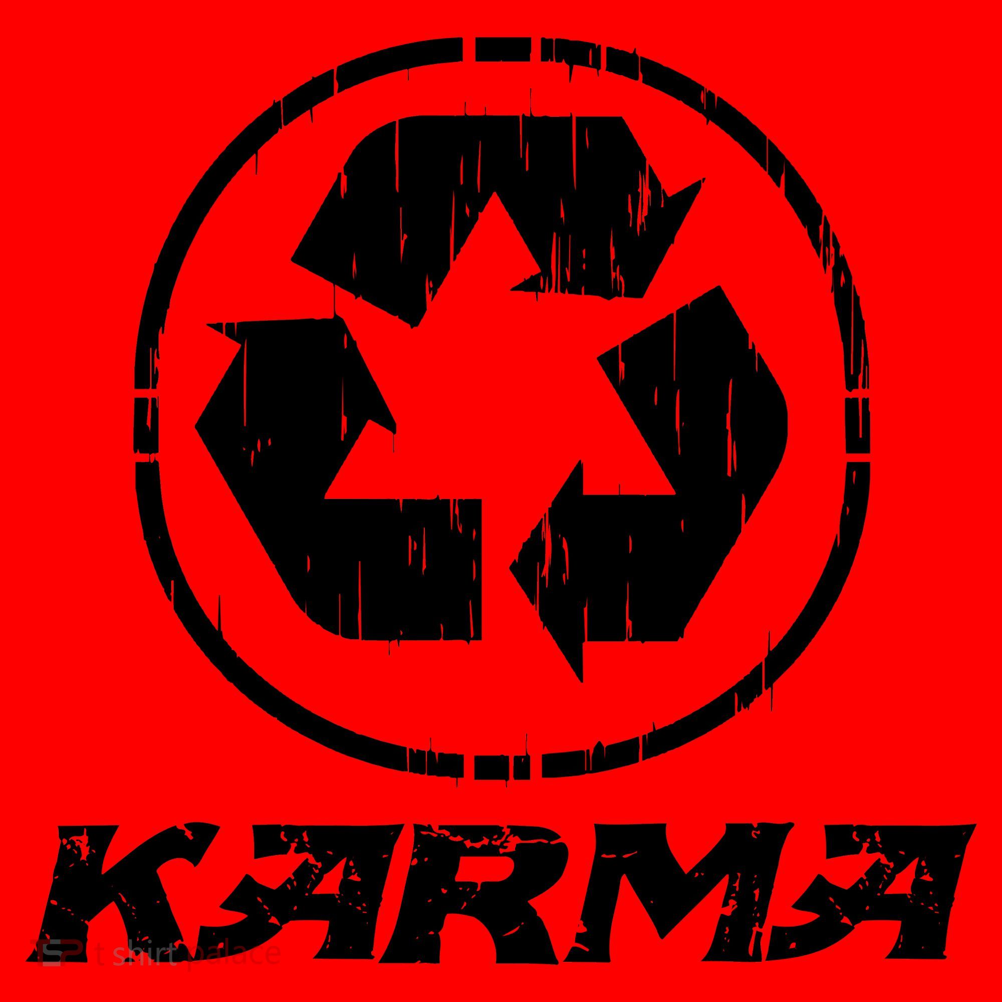 KARMA Yoga Meditation Peace Aum Recycle Santa Hat
